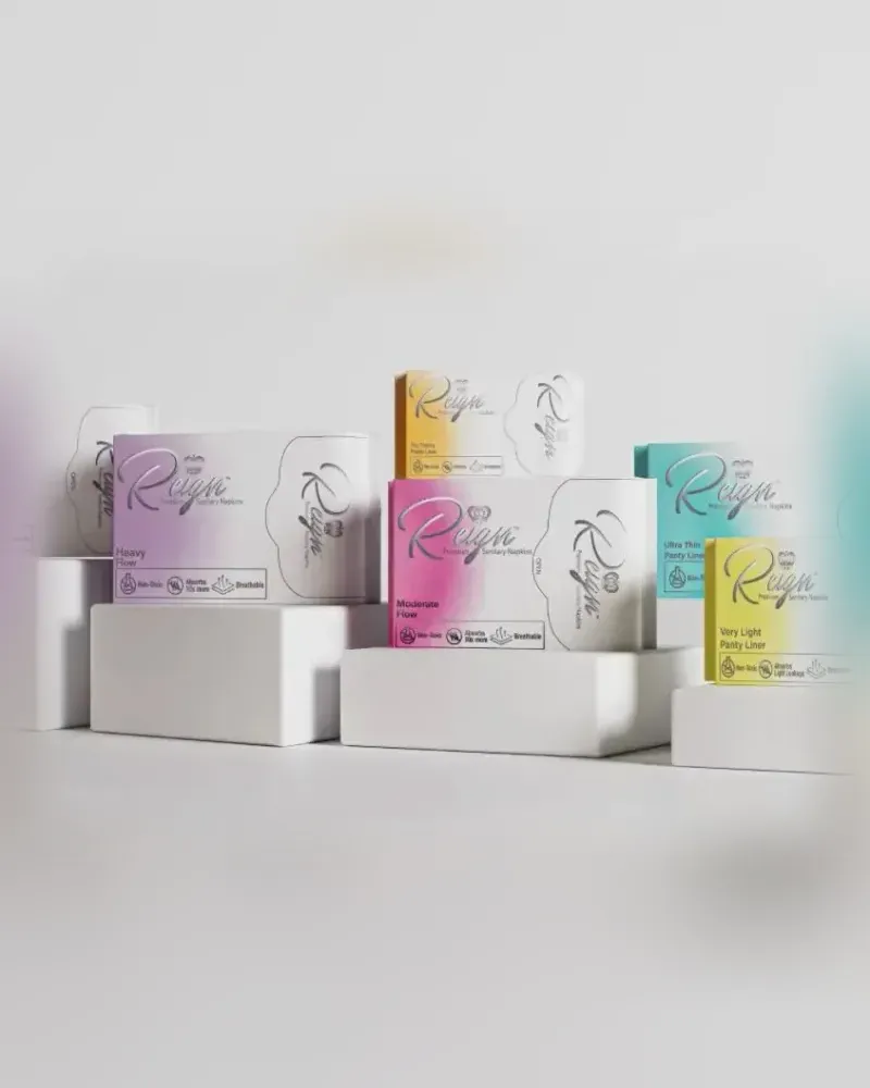 Reign Premium Plant-Based Sanitary Napkins